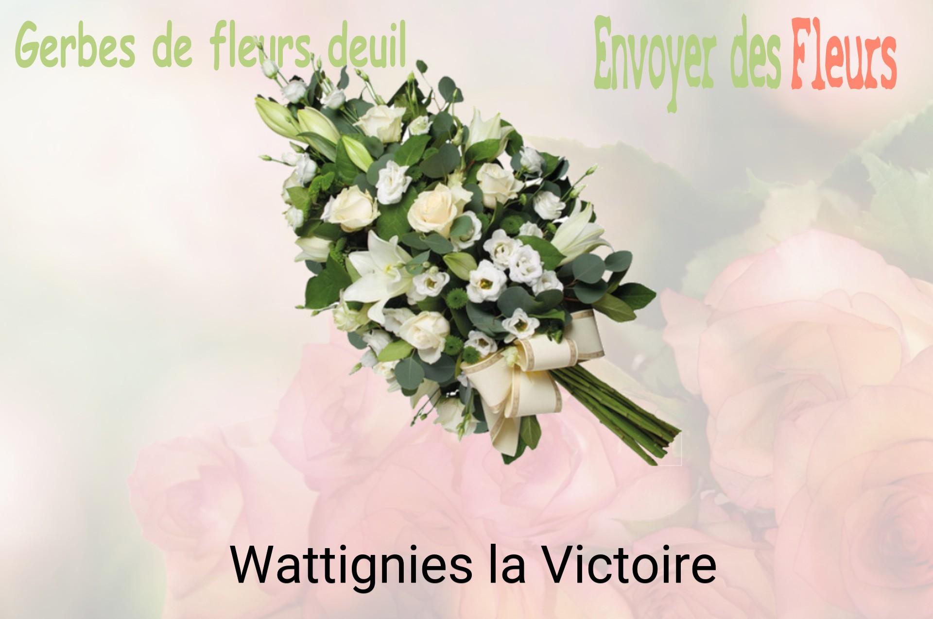 Gerbe de fleurs de deuil livrée à Wattignies-la-Victoire